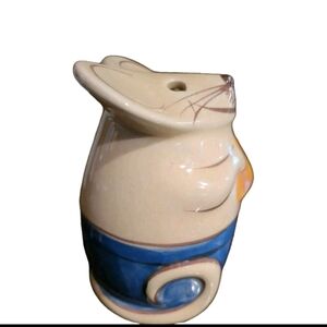 N.S. Gustin Ceramic Mouse Parmesan Cheese Shaker - Adorable, Vintage
